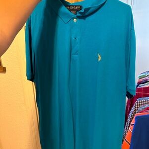 U.S. Polo Assn. Men's Teal Polo Shirt